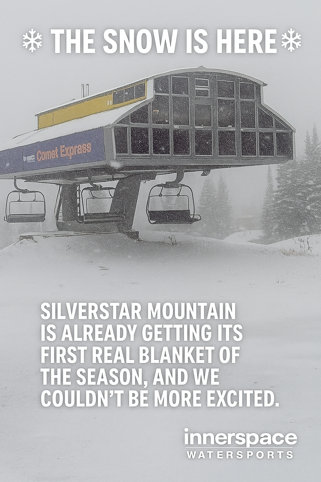 ❄️ Snow Has Arrived: SilverStar’s First Blanket of the Season