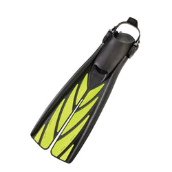 black and yellow fins