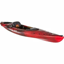 black and orange kayak