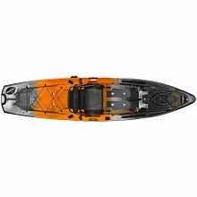 sportsman above kayak