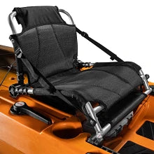 orange kayak seat