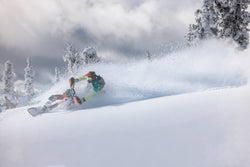 snowbike carving
