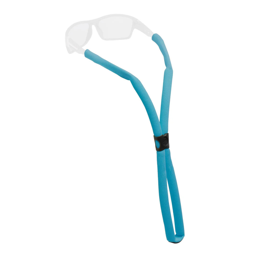 Blue swim snorkel on a white background