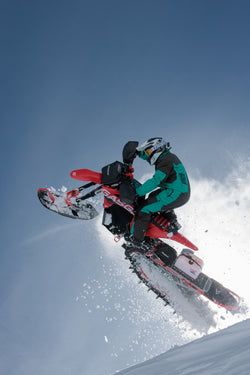 snowbike wheelie 