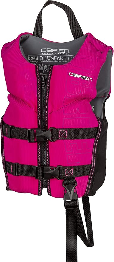 obrien pink child vest