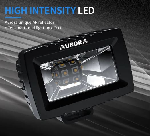 2" LED light bar front view