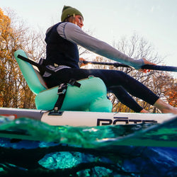 inflatable paddle board with seat
