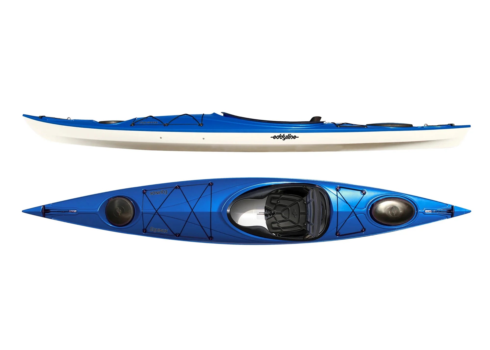 eddyline blue kayak top