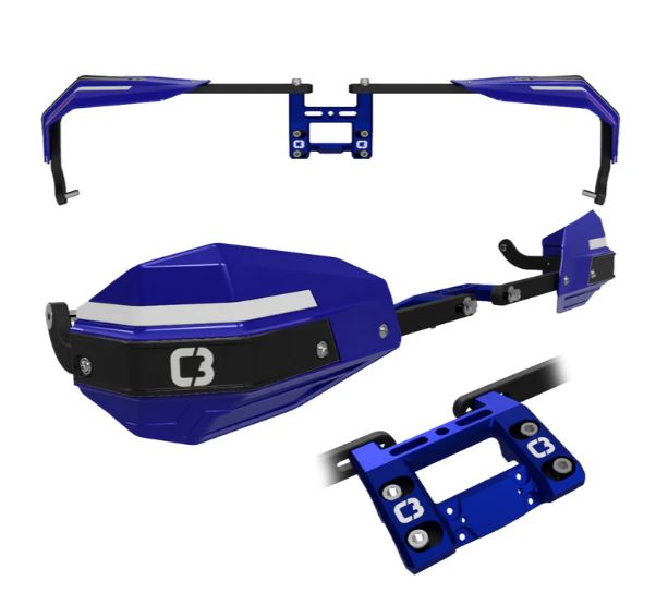 C3 PowerSports - FORCEFIELD NXT Wrap-Around Handguards Complete - Okanagan Snowbikes