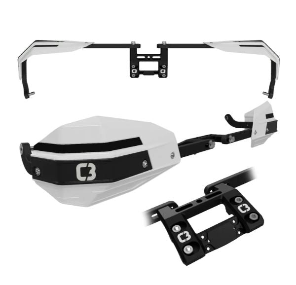 C3 PowerSports - FORCEFIELD NXT Wrap-Around Handguards Complete - Okanagan Snowbikes