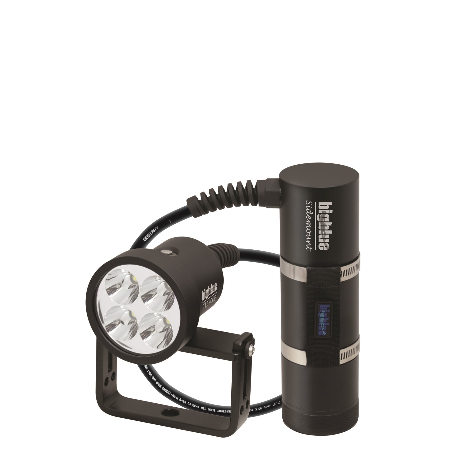big blue dive light mount