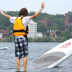 yellow life jacket
