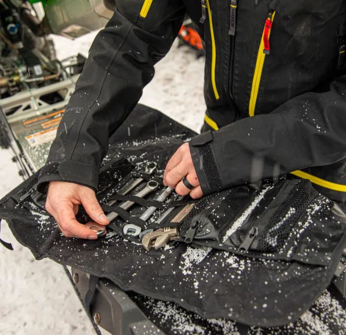 Bobsled Tools timbersled tool roll bag open