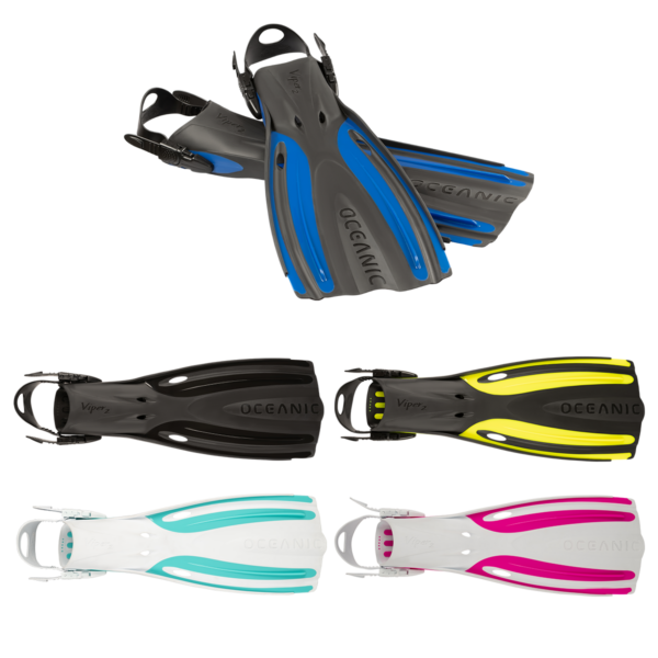 Oceanic - VIPER 2 FINS, OPEN HEEL