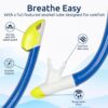 Product image with text 'Breathe Easy' and a blue and yellow device.