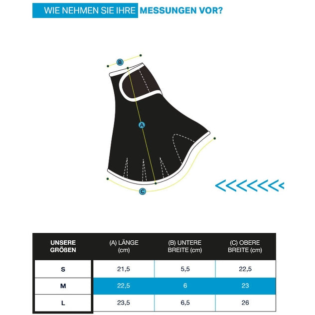 Aquasphere - Swim Gloves - Black/Bright Yellow