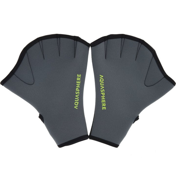 Aquasphere - Swim Gloves - Black/Bright Yellow