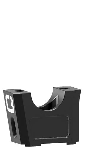 Black tape dispenser on a white background