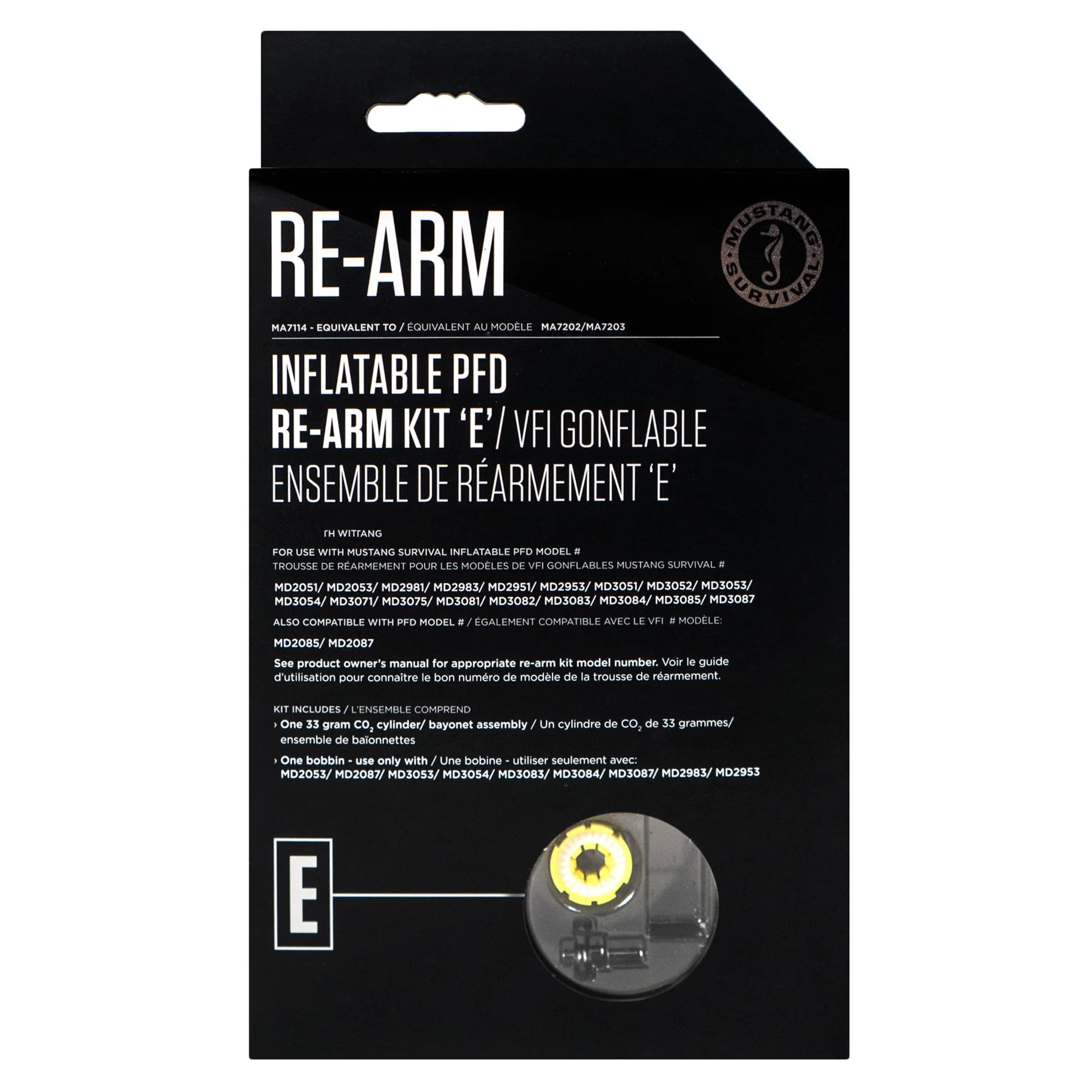 re-arm inflatable pfd
