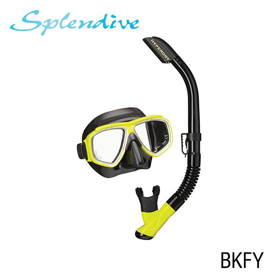 splendive black and yellow mask