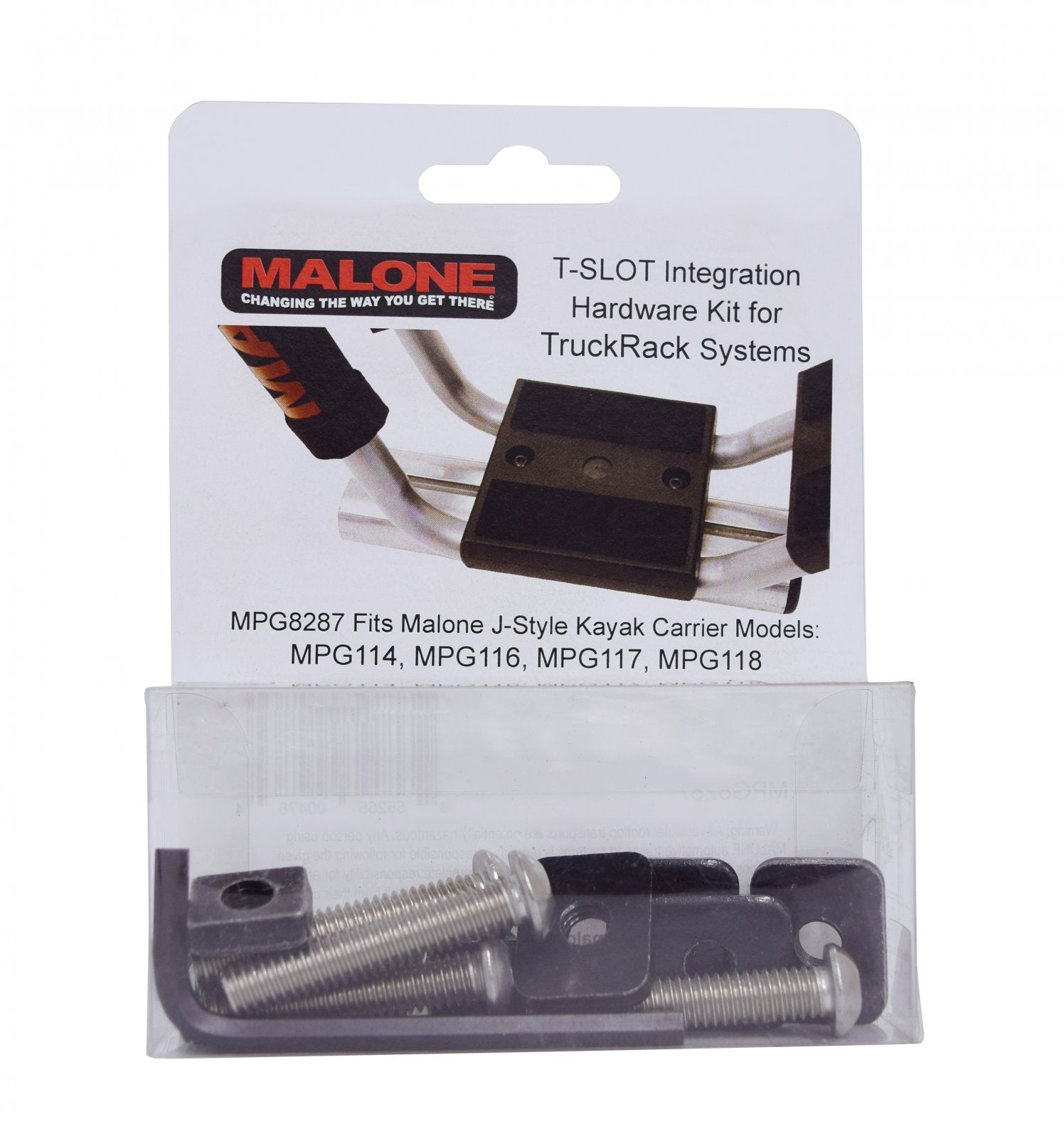 Malone T-Slot Integration Hardware Kit packaging on a white background