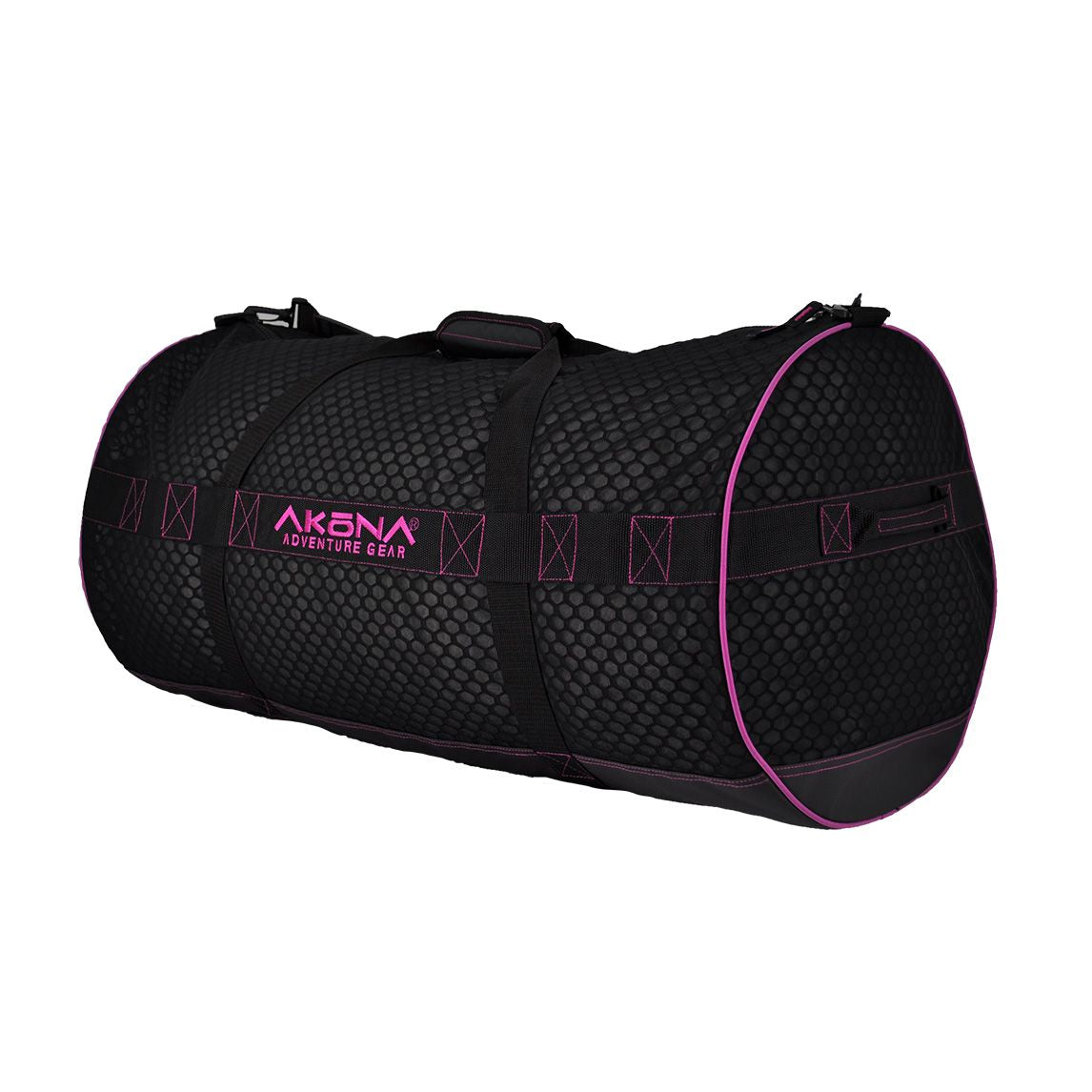 Akona black & pink duffle bag