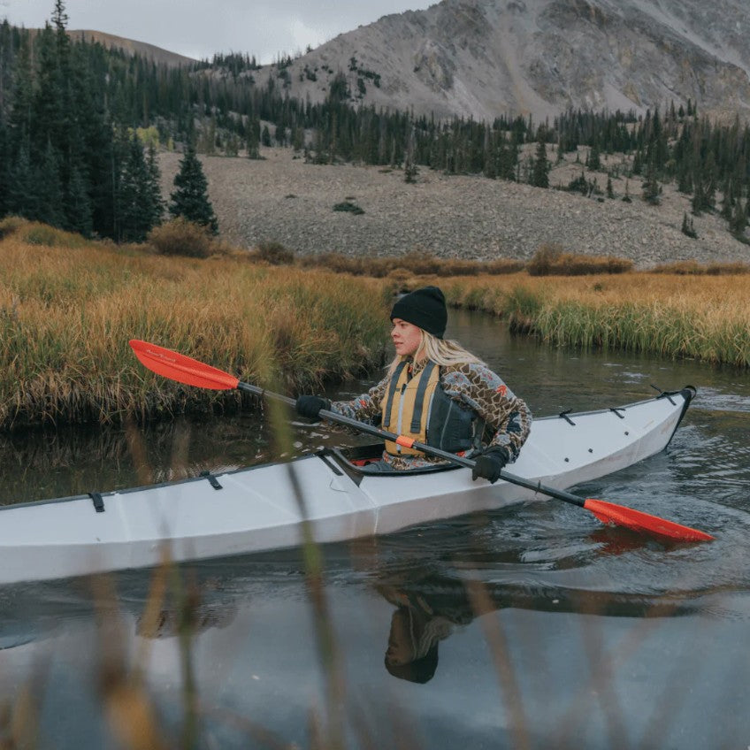 girl kayaking