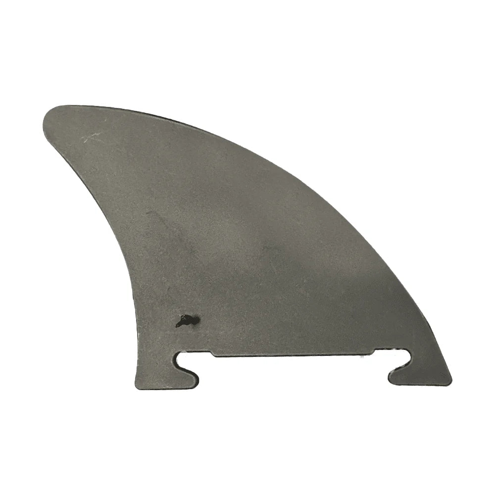 Single surfboard fin on a white background