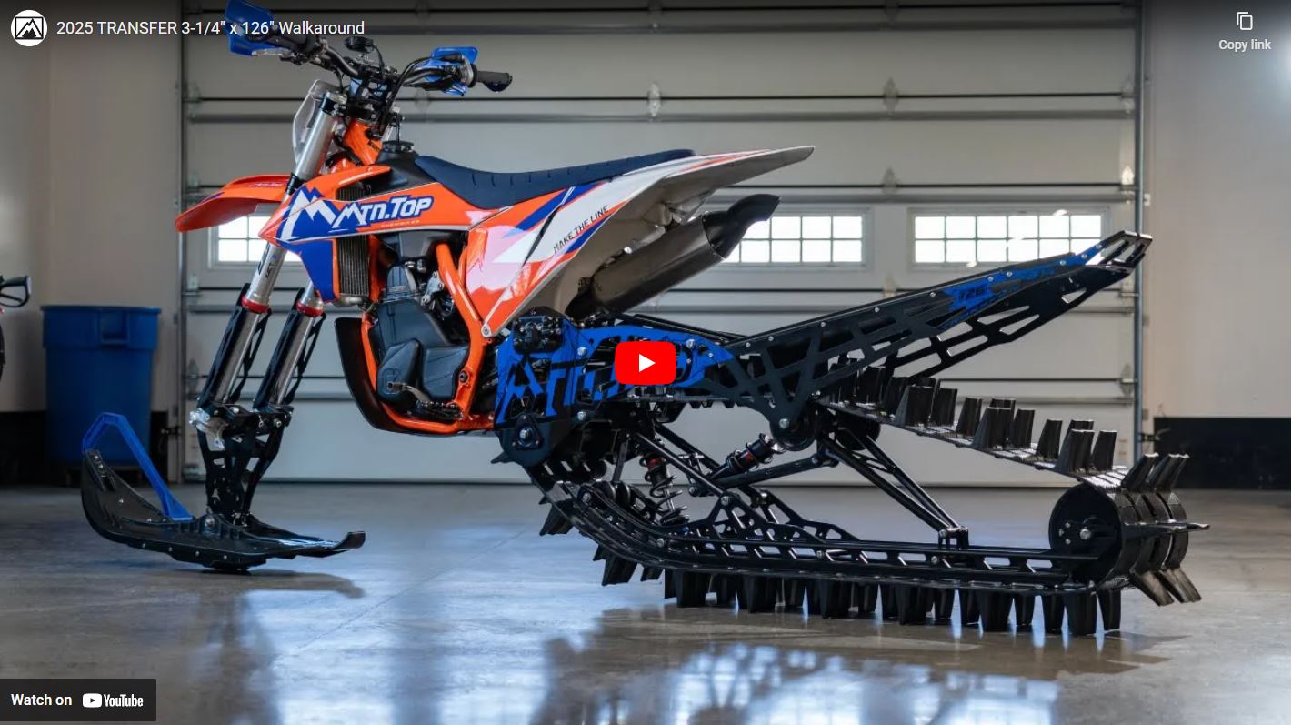 mtntop decal kit and snowbike kit